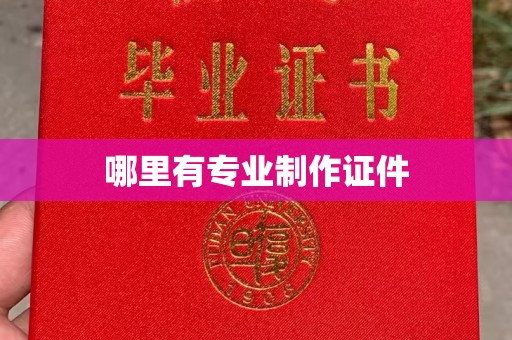 通许哪里有专业制作证件