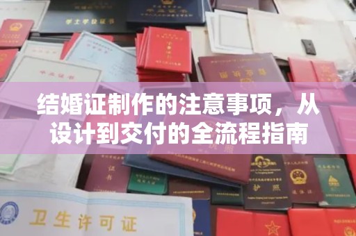 通许结婚证制作的注意事项，从设计到交付的全流程指南