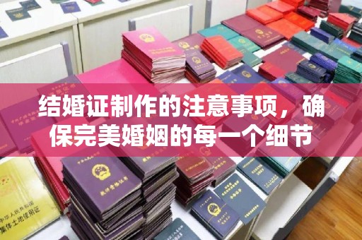 通许结婚证制作的注意事项，确保完美婚姻的每一个细节