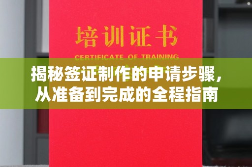 通许揭秘签证制作的申请步骤，从准备到完成的全程指南