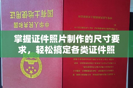 通许掌握证件照片制作的尺寸要求，轻松搞定各类证件照