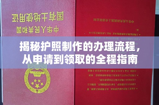 通许揭秘护照制作的办理流程，从申请到领取的全程指南
